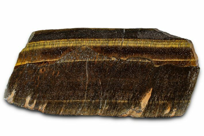 Polished Tiger's Eye Slab - South Africa #355290